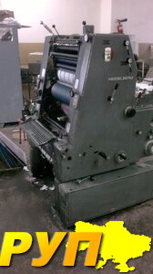 Печатная машина GTO 52 увлажнение компакт Печатная машина GTO 46 увлажнение чехловое использовалась для нумерации 067504