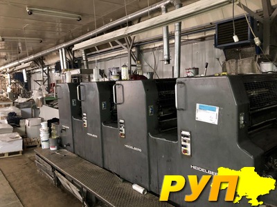 Heidelberg MOVP 4 краски Спиртовое увлажнение Низкая приемка Пульт СРС 1.02 Идеальное состояние. В работе 850тыс грн